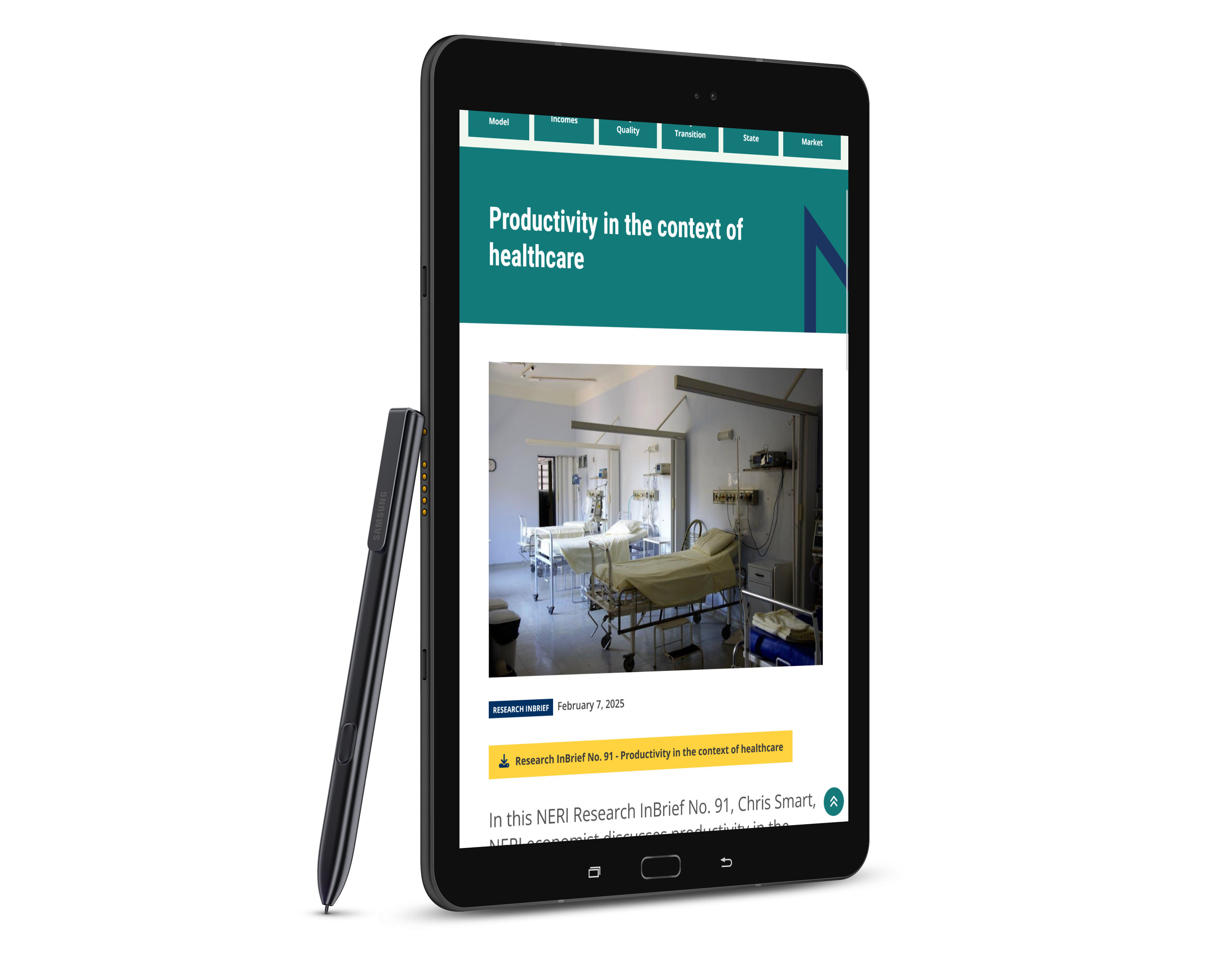 Tablet device