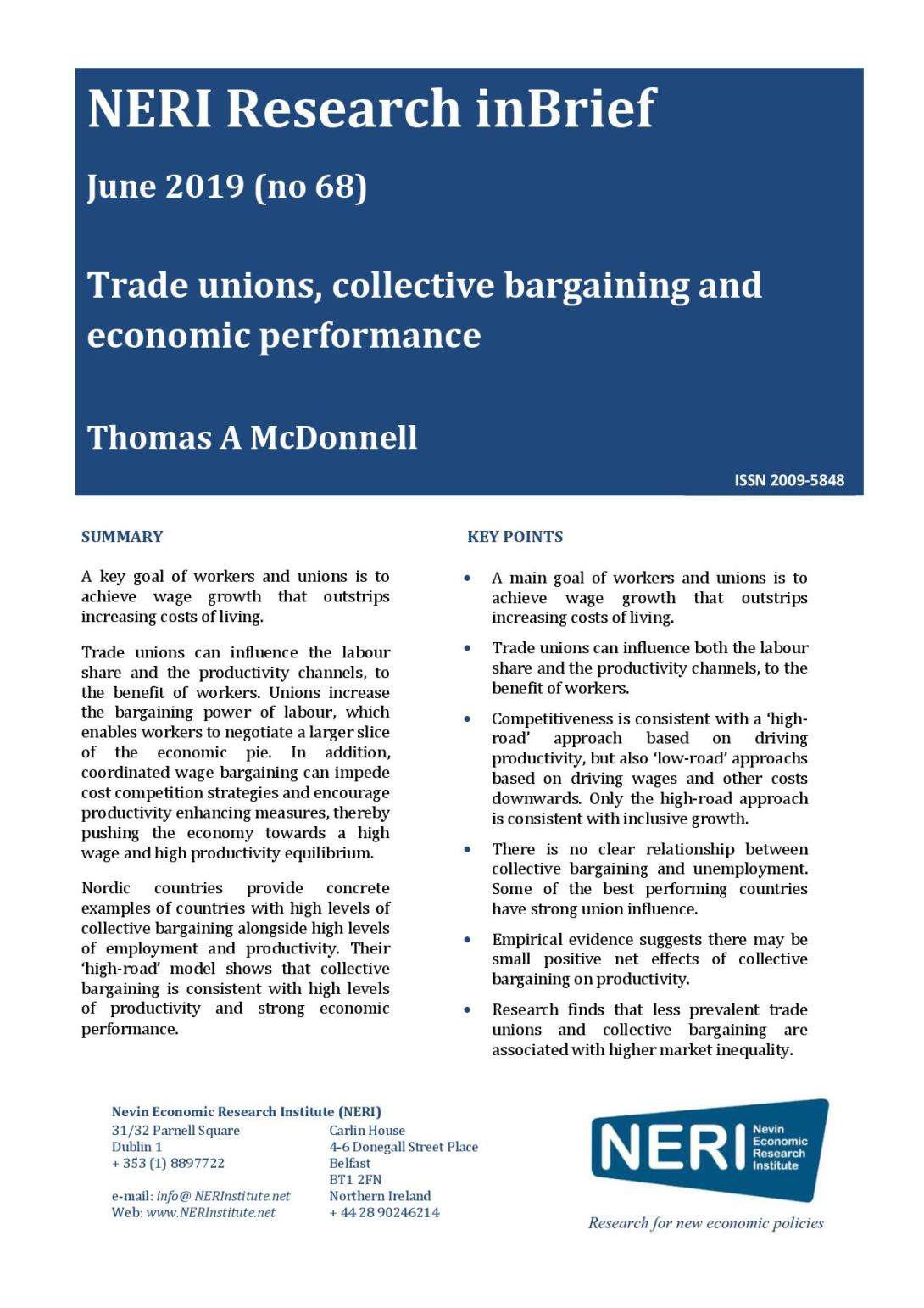 NERI Research inBrief no 68 June 19