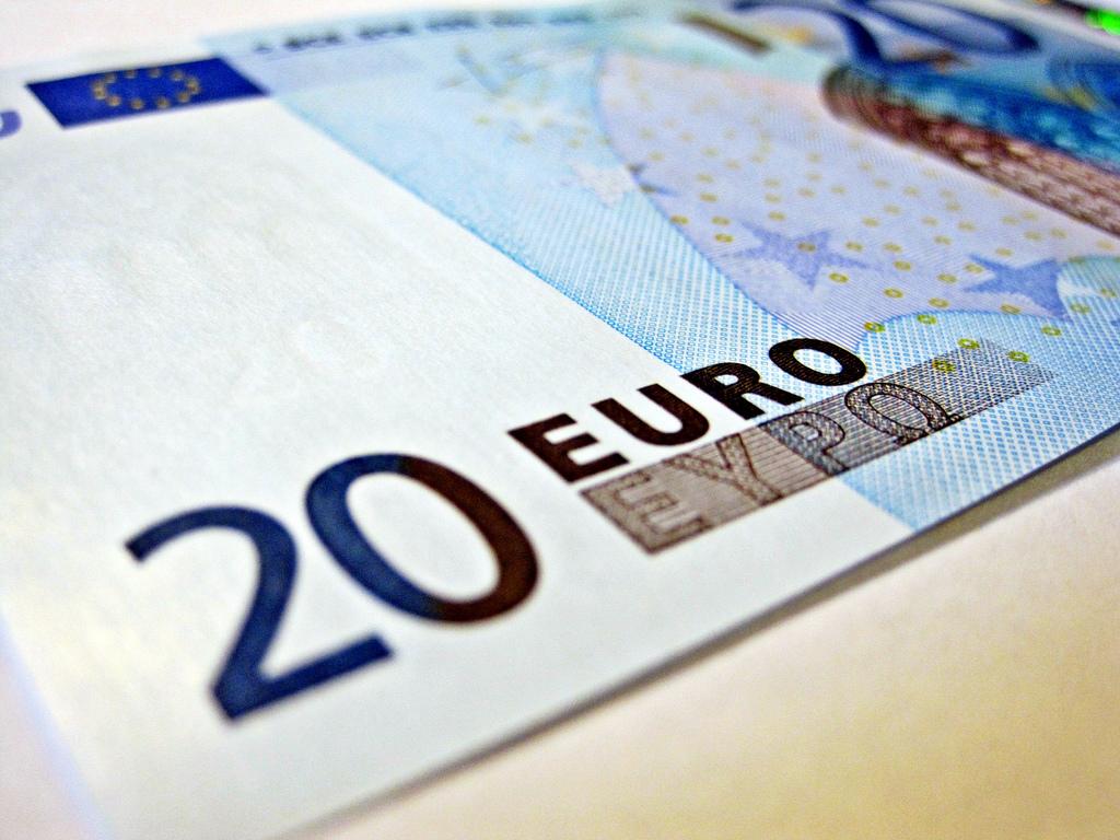 twenty euro close up