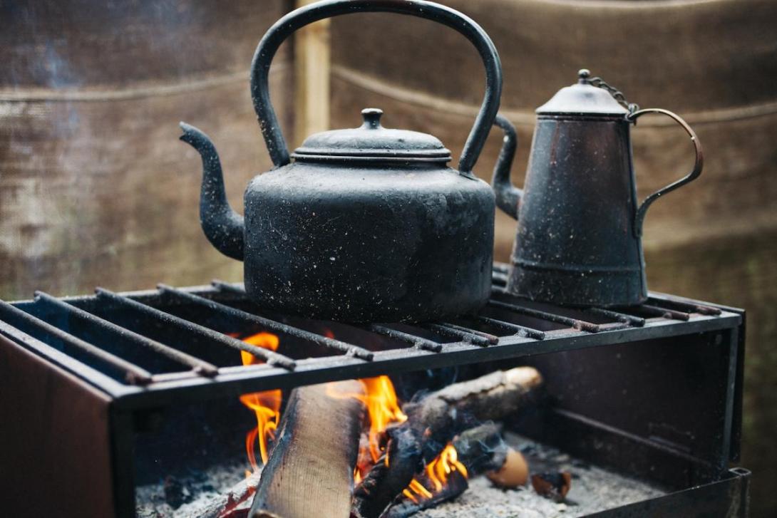 Kettle and fire
