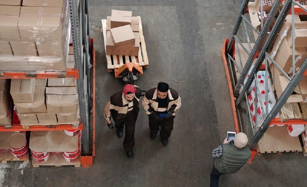 Factory workers 
