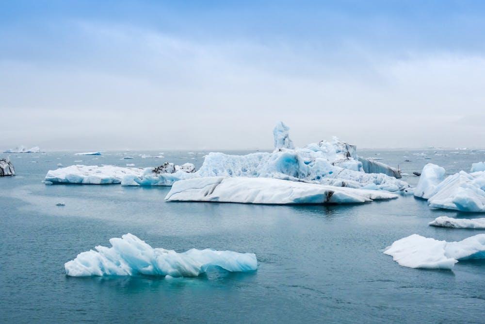 Ice in the sea