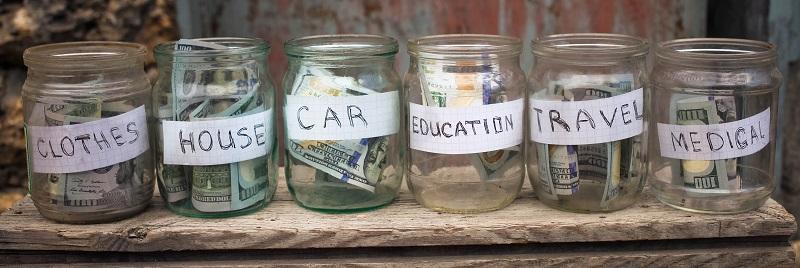 Money jars